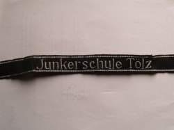 BANDA DE BRAZO SS ( JUNKERSCHULE TÖLZ ), bocamanga de la Alemania Nazi