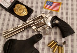 REVOLVER COLT PYTHON CROMADO 6 