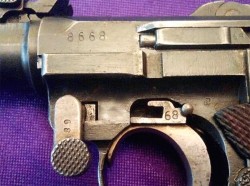 PISTOLA LUGER P08 DE ARTILLERÍA