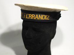 GORRA DE MARINERO, ARMADA ESPAÑOLA, ALMIRANTE FERRANDIZ