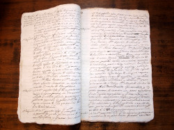 ANTIGUO DOCUMENTO, PRUEBAS PARA CABALLERO 1762