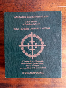 MEDALLA CRUZ LAUREADA SAN FERNANDO EN SU ESTUCHE
