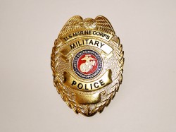 PLACA POLICIA MILITAR DE LOS US. MARINES