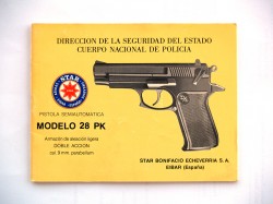 MANUALES ORIGINALES DE PISTOLA, REVOLVER, FUSIL , ETC.