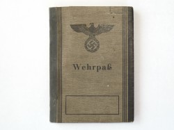 WEHRPASS, DOCUMENTO DE IDENTIDAD MILITAR ALEMAN