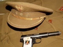 GORRA DE PLATO EJERCITO ESPAÑOL, CORONEL DE 1949