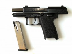 PISTOLA DETONADORA SP 15, RÉPLICA H & K de fogueo