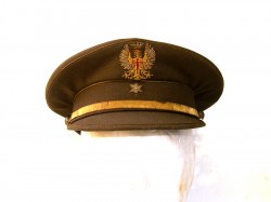 GORRA DE PLATO EJERCITO ESPAÑOL, ALFEREZ EPOCA DE FRANCO