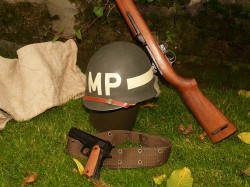 CASCO M1, MP, POLICIA MILITAR