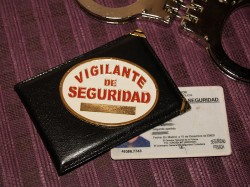 PLACA VIGILANTE DE SEGURIDAD