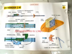 LÁMINAS ENSEÑANZA LANZACOHETES C90, POSTER