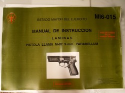 COLECCIÓN POSTER DE FORMACIÓN, PISTOLA LLAMA M82, b.