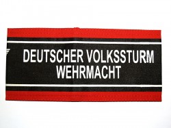 BRAZALETE VOLKSSTURM,Alemania Partido Nazi Tercer Reich Wehrmacht