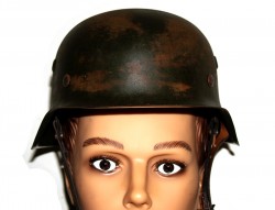 CASCO ALEMAN M35 SEGUNDA GUERRA MUNDIAL DUNKELGRÜN