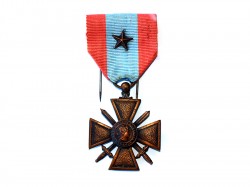 CRUZ DE GUERRA FRANCIA 1939 SEGUNDA GUERRA MUNDIAL