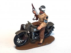 SOLDADO DE PLOMO MOTO POLICÍA MILITAR USA, 1944 HARLEY. SEGUNDA GUERRA MUNDIAL