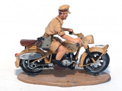 SOLDADO DE PLOMO MOTO AFRIKA KORPS BMW SEGUNDA GUERRA MUNDIAL