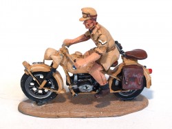 SOLDADO DE PLOMO MOTO AFRIKA KORPS BMW SEGUNDA GUERRA MUNDIAL