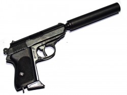 PISTOLA WALTHER PPK CON SILENCIADOR