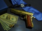 PISTOLA COLT 1911 DORADA, GOLD