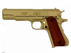 PISTOLA COLT 1911 DORADA, GOLD