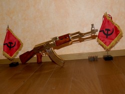 AK 47 KALASNIKOV DORADO, GOLD