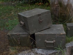 CAJON DE MADERA MILITAR, GUERRA CIVIL, SEGUNDA GUERRA MUNDIAL