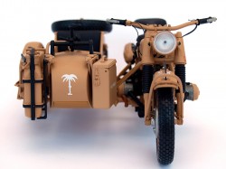 MOTO BMW R75 CON SIDECAR DE SCHUCO 1:10