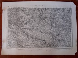 ANTIGUA CARTOGRAFIA MILITAR FRANCESA, 1846