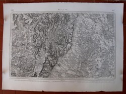 ANTIGUA CARTOGRAFIA MILITAR FRANCESA, 1846