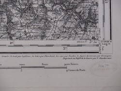 ANTIGUA CARTOGRAFIA MILITAR FRANCESA, 1846